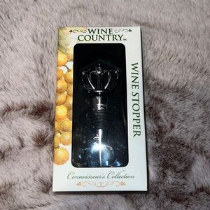 NWT Wine Country Wine Stopper